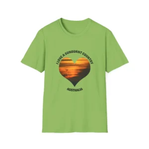 Australia Lover T-Shirt Sunburnt Country Aussie Tee