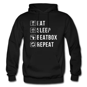 Beatbox Hoodie Beatbox Gift Music Hoodie Music Gift Musician Hoodie Musician Gift Hip Hop Apparel Beatbox Apparel Beatboxer