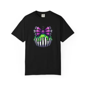 Beetlejuice Pumpkin T-Shirt Spooky Gift Halloween Horror Movie Tee