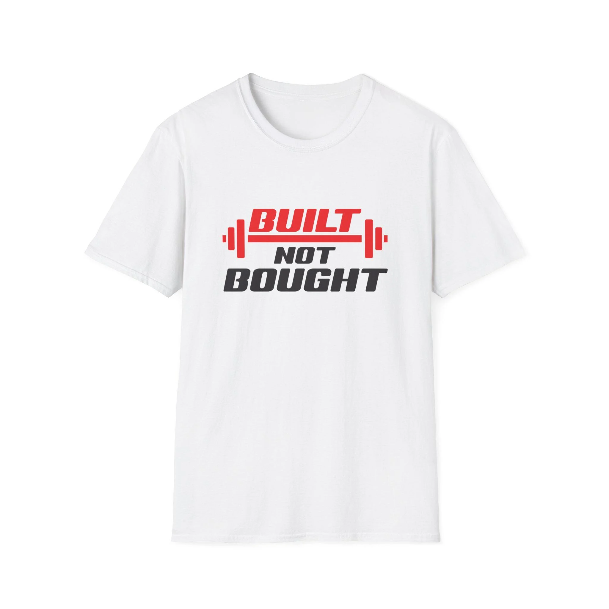 Bodybuilding T-Shirt Built Not Bought Design Gym Workout Tee Bodybuilding T-Shirt Built Not Bought Design Gym Workout Tee