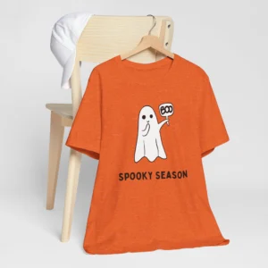 Boo Spooky Season Tee Shirt Perfect for Halloween Fun