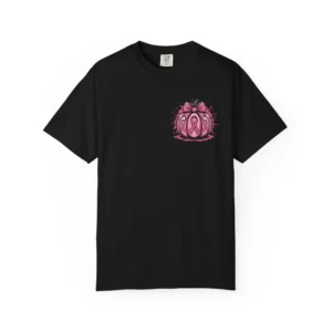 Breast Cancer Awareness T-Shirt October Pink Pumpkin Graphic Tee
