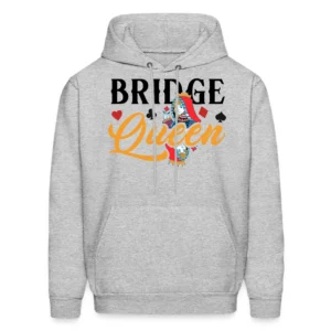 Bridge Hoodie Bridge Gift Card Game Hoodie Card Game Gift Bridge Player Gift Bridge Queen Hoodie Bridge Lover Gift
