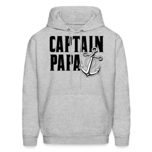 Captain Hoodie Captain Gift Papa Hoodie Papa Gift Grandpa Hoodie Grandpa Gift Nautical Hoodie Nautical Gift Boating Hoodie