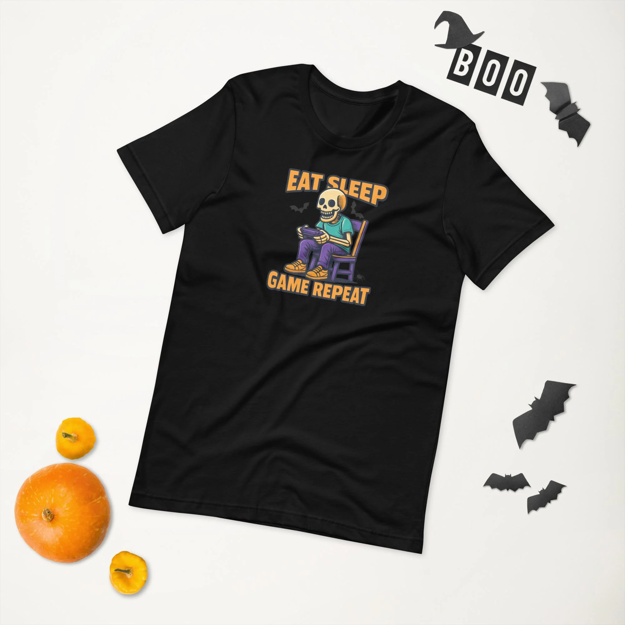 Eat Sleep Game Repeat Gamer Gift Halloween Gaming Geek Video Games Unisex T-Shirt Eat Sleep Game Repeat Gamer Gift Halloween Gaming Geek Video Games Unisex T-Shirt