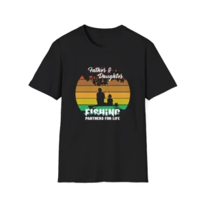 Father Daughter Fishing T-Shirt Matching Family Apparel