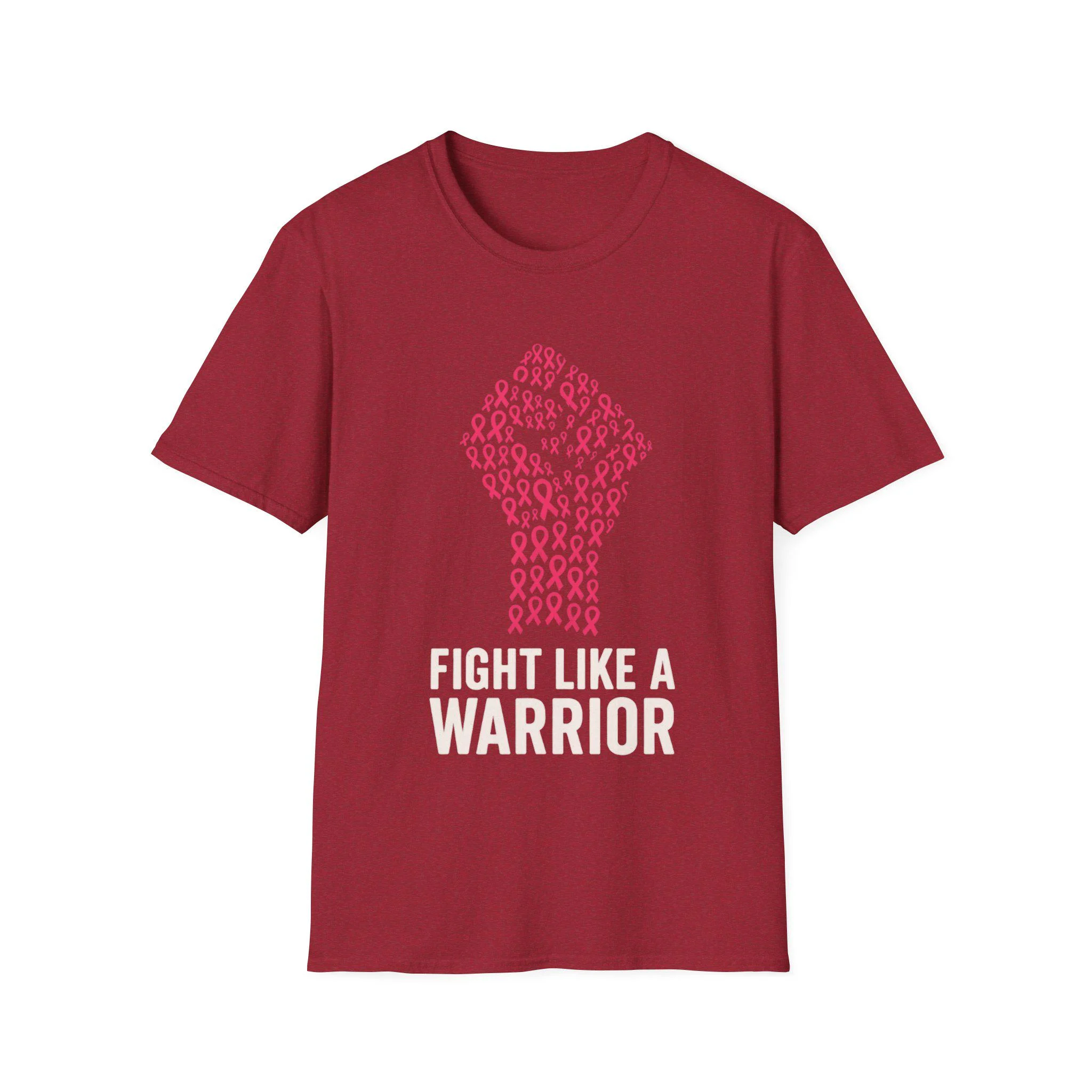 Fight Like a Warrior T-Shirt Cancer Awareness Motivational Unisex Tee Fight Like a Warrior T-Shirt Cancer Awareness Motivational Unisex Tee