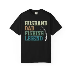 Fishing Legend Dad T-shirt Perfect for Fishing Trips Casual Wear Gift for Dad Unisex Fishing Shirt