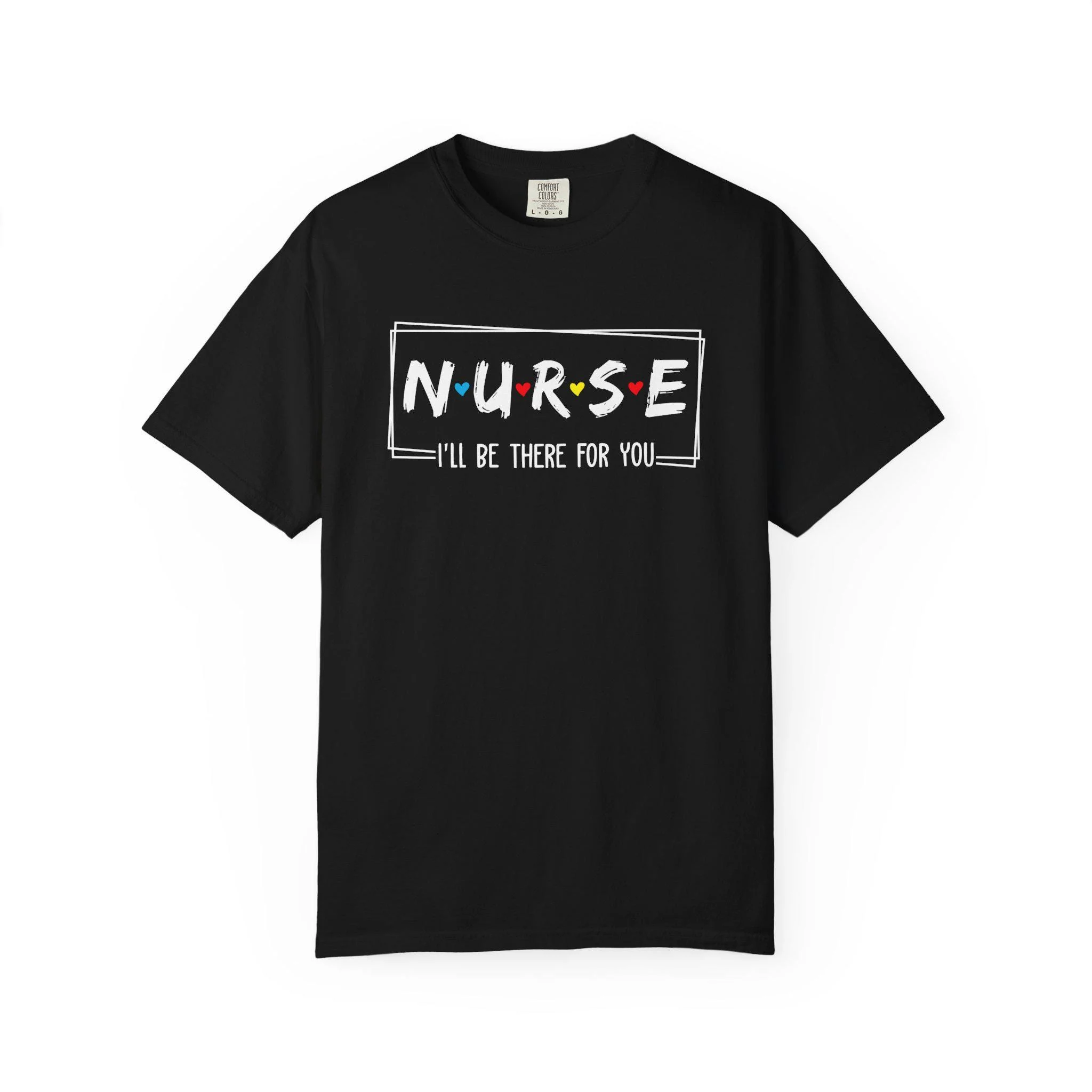 Friends Inspired Nurse T-Shirt Retro TV Show Gift Garment-Dyed Comfort Colors Tee Friends Inspired Nurse T-Shirt Retro TV Show Gift Garment-Dyed Comfort Colors Tee