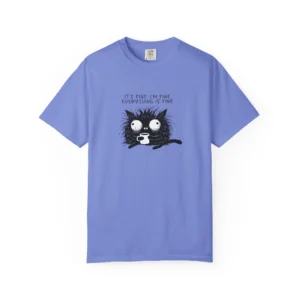 Funny Cat Graphic T-Shirt Comfort Colors Unisex Cotton Tee Cat Lover Gift