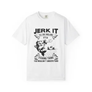 Funny Fishing T-shirt Humor Tees for Anglers Gift for Dad Casual Wear Fishing Lover Apparel