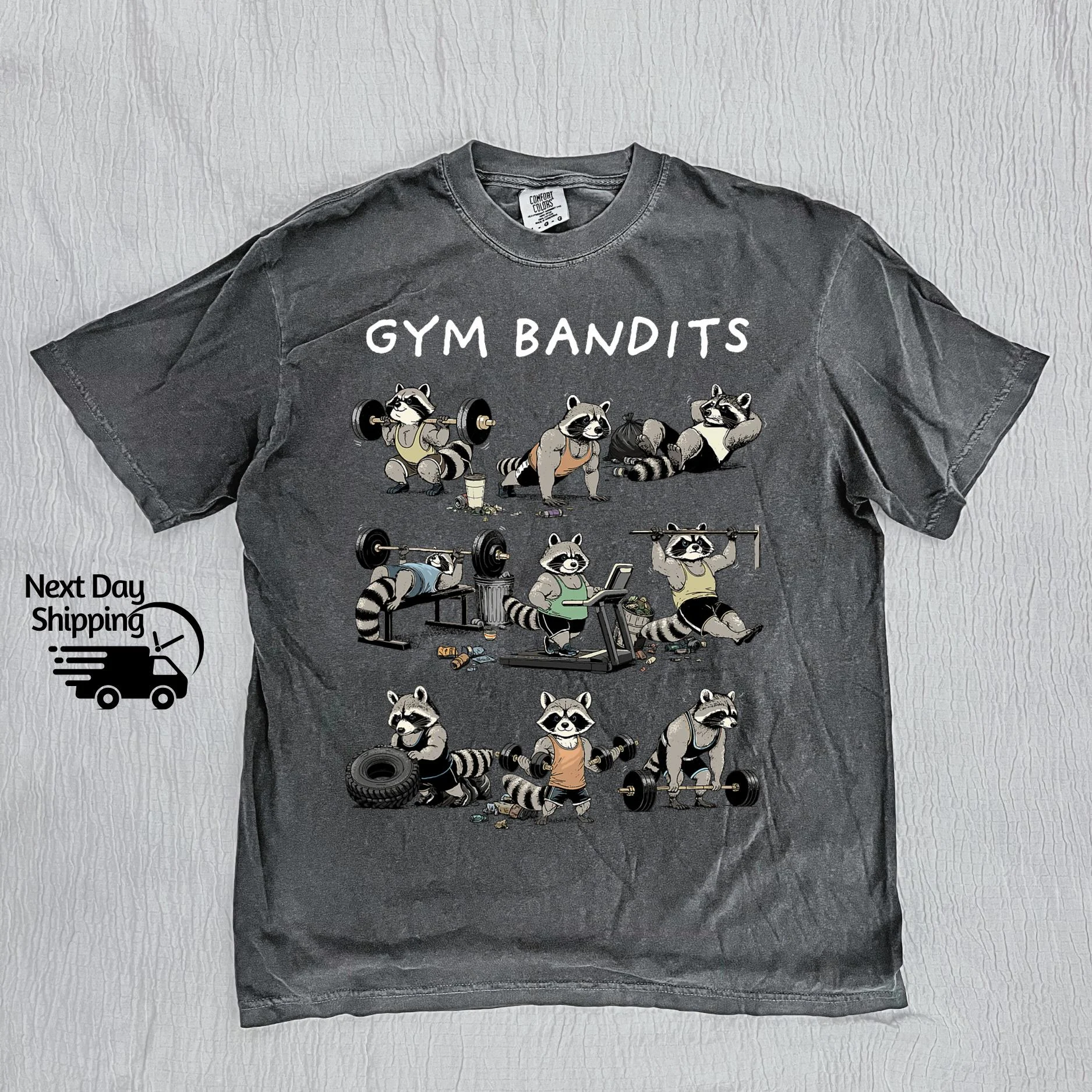 Funny Gym Bandits Raccoon Vintage 90s Shirt Funny Sports Lover T-Shirt Vintage Gym Lovers Shirt Funny Teenager Gift Gift For Gym Girl Funny Gym Bandits Raccoon Vintage 90s Shirt Funny Sports Lover T-Shirt Vintage Gym Lovers Shirt Funny Teenager Gift Gift For Gym Girl