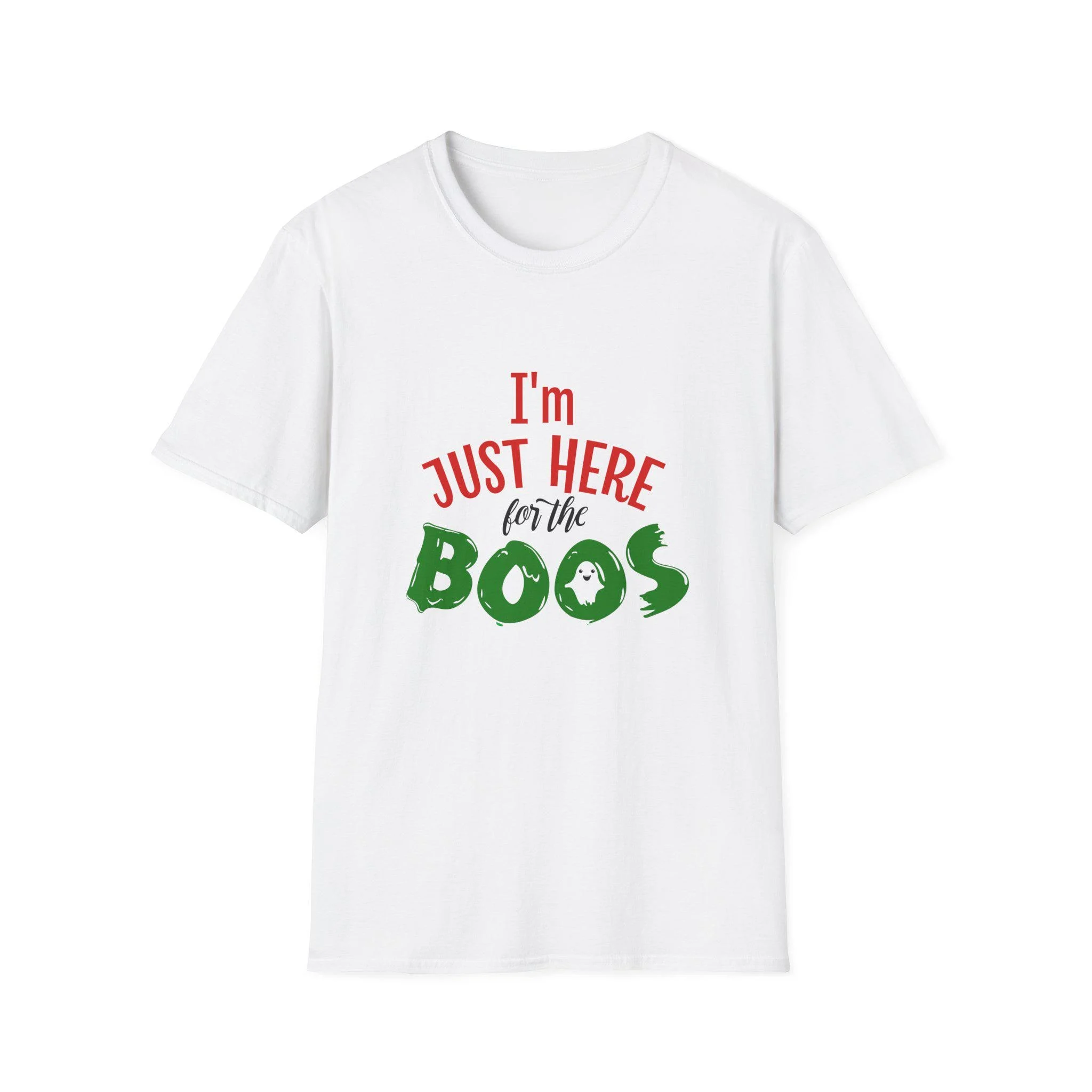 Funny Halloween Ghost T-Shirt Just Here for the Boos Funny Halloween Ghost T-Shirt Just Here for the Boos