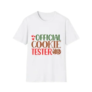 Funny Official Cookie Tester T-Shirt Softstyle Unisex Tee