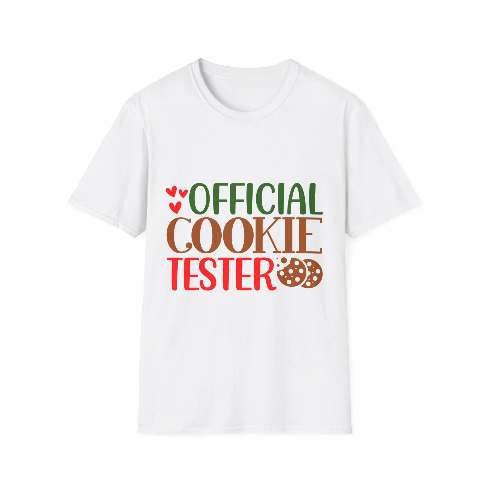 Funny Official Cookie Tester T-Shirt Softstyle Unisex Tee Funny Official Cookie Tester T-Shirt Softstyle Unisex Tee