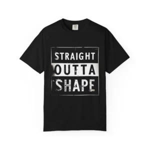 Funny Out of Shape T-Shirt Humorous Novelty Tee
