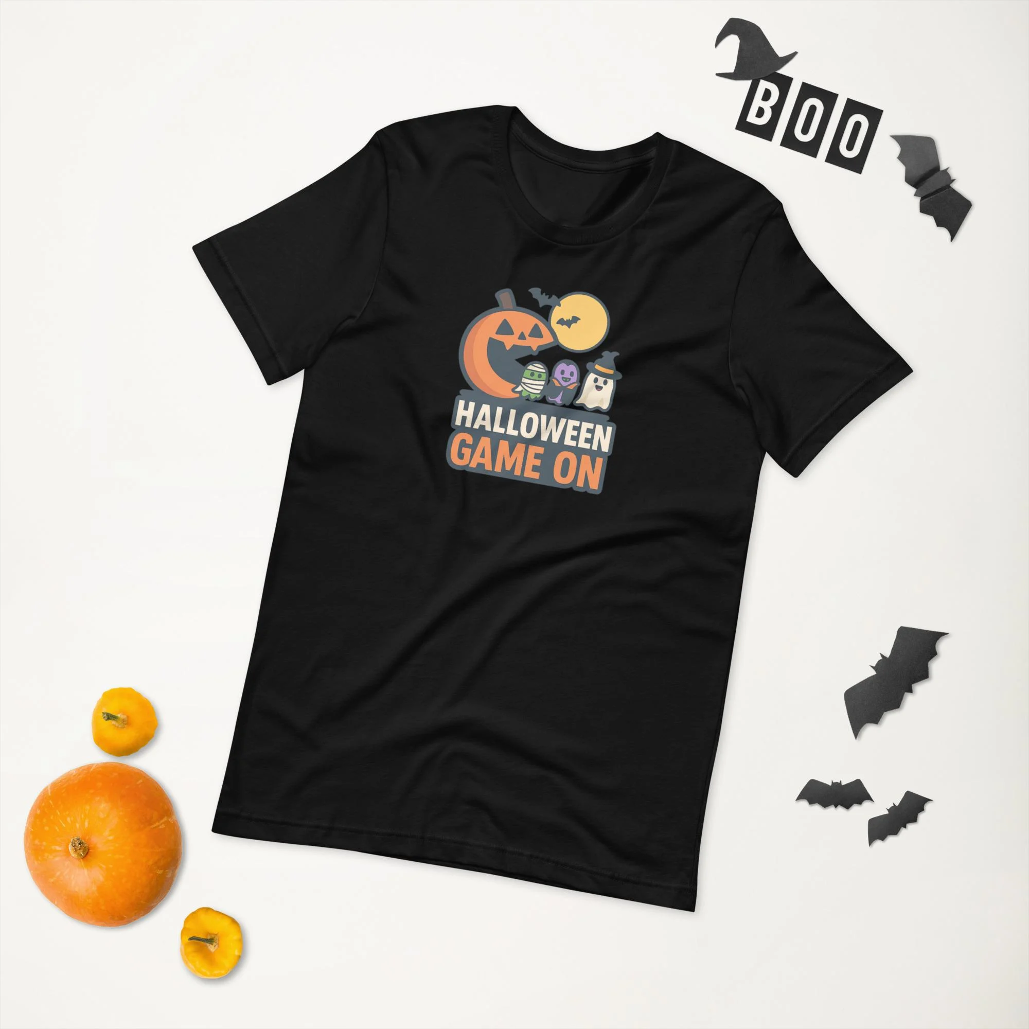 halloween Game On Pumpkin Ghosts Gamer Halloween Gift Unisex T-Shirt halloween Game On Pumpkin Ghosts Gamer Halloween Gift Unisex T-Shirt
