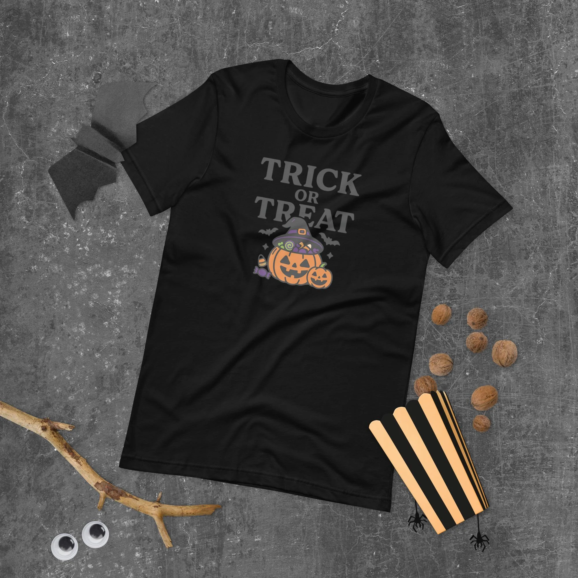 Pumpkin Candy Spooky Halloween Gift Halloween Unisex T-Shirt Pumpkin Candy Spooky Halloween Gift Halloween Unisex T-Shirt